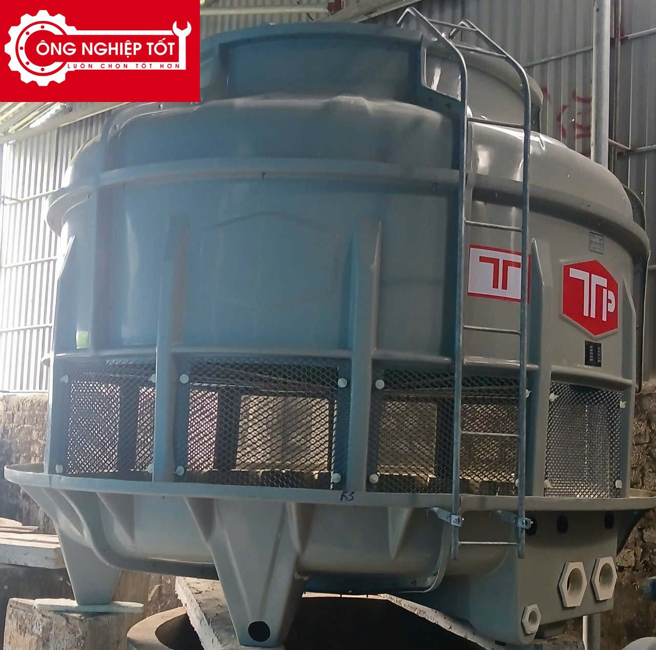 Hình ảnh thực tế tháp giải nhiệt Thuận Tiến Phát 200RT